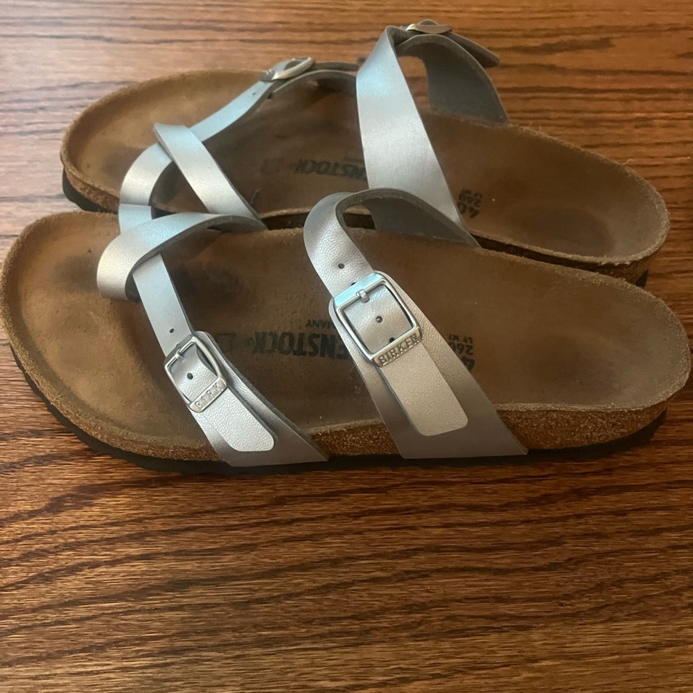 Women’s Silver Birkenstock Mayari Sandals